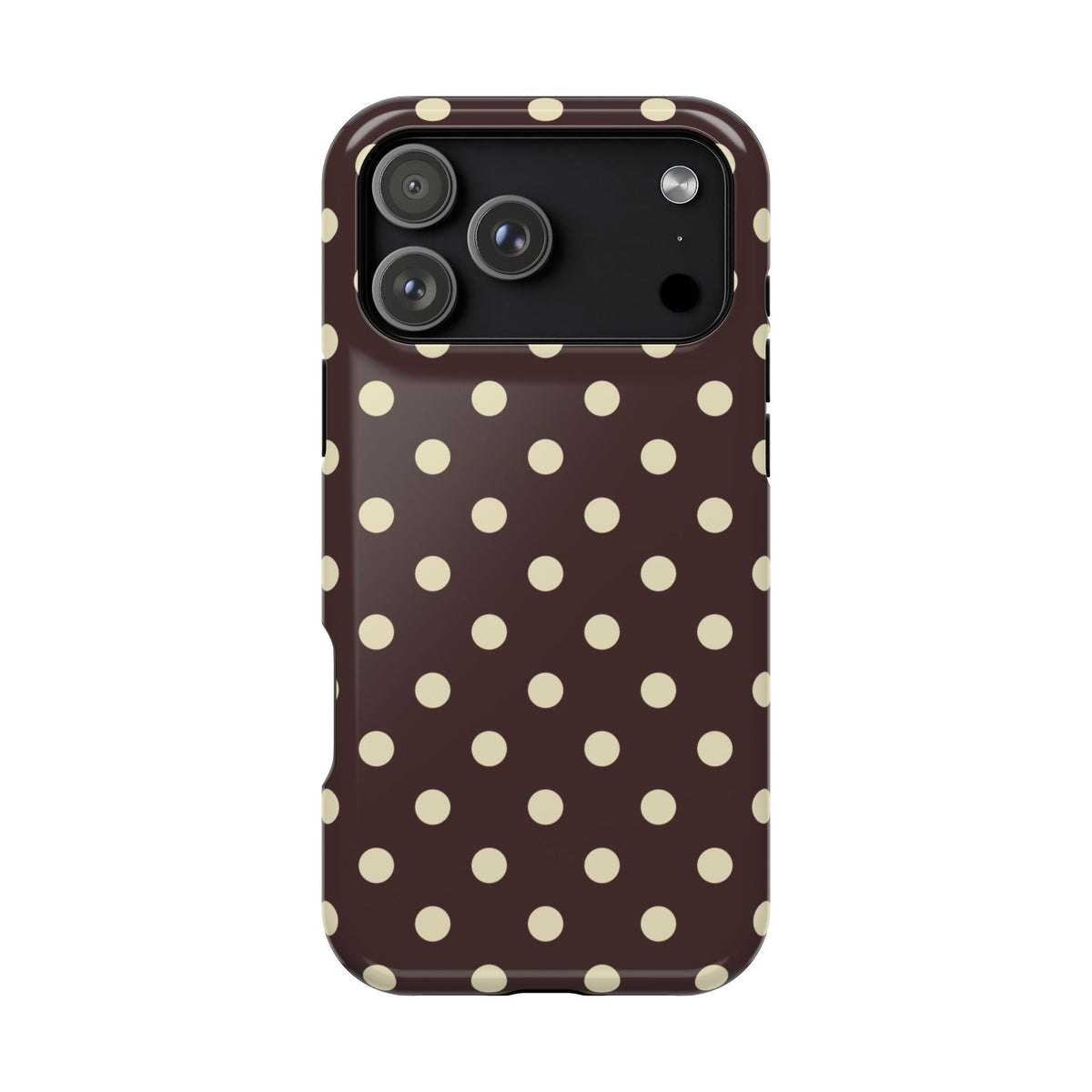 Cocoa Polka Dots Medium