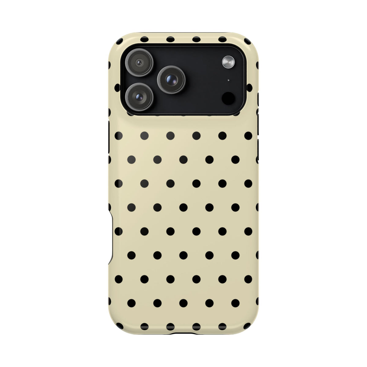 Cream Polka Dots
