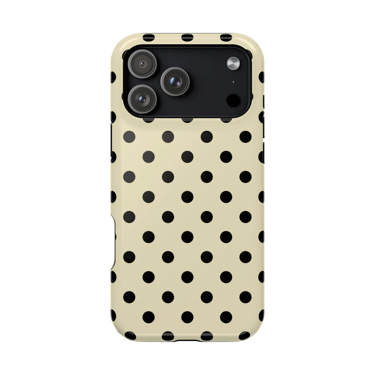 Cream Polka Dots Medium