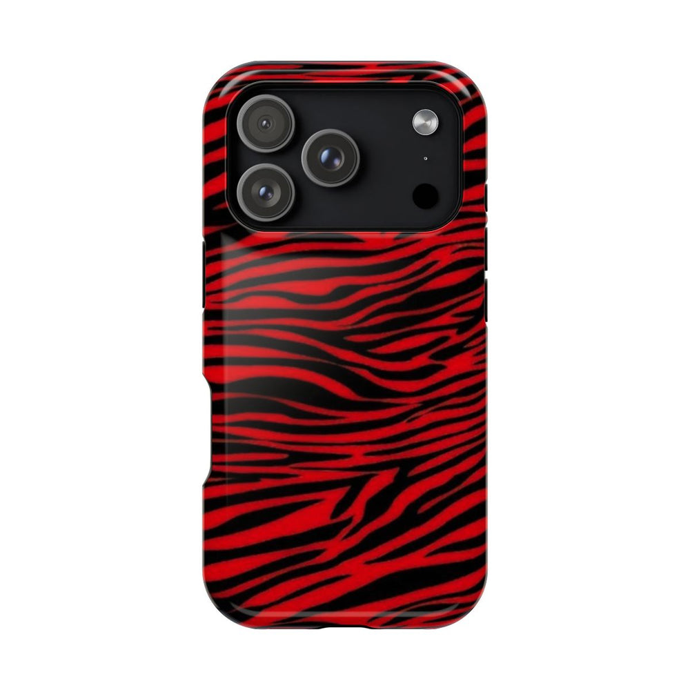 Red Zebra — iPhone 18 Pro / Glossy