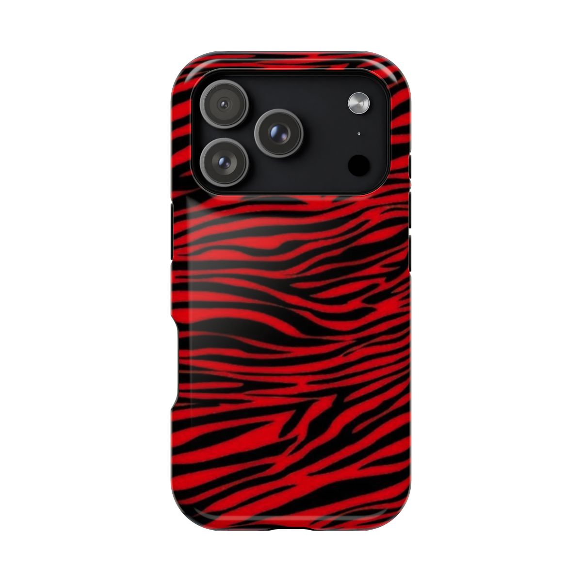 Red Zebra — iPhone 18 Pro / Glossy