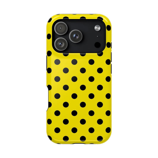 Yellow Polka Dots — iPhone 18 Pro / Glossy